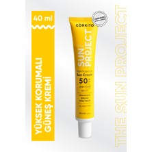 Görkito The Sun Project Yüksek Korumalı Güneş Kremi High Protection Sun Cream 50+ SPF PA++++ 40 ml