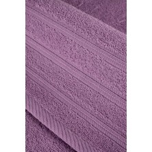 Arliva Home Pure Bukle Bordürlü Havlu Mürdüm 90X150