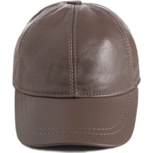 Shopiolog Unisex  Deri Beyzbol Kep