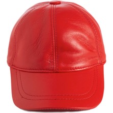 Shopiolog Unisex  Deri Beyzbol Kep