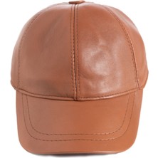 Shopiolog Unisex  Deri Beyzbol Kep