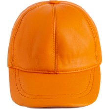 Shopiolog Unisex  Deri Beyzbol Kep