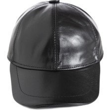 Shopiolog Unisex  Deri Beyzbol Kep