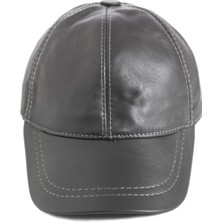 Shopiolog Unisex  Deri Beyzbol Kep