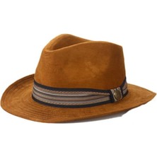 Shopiolog Unisex Kaşe Kovboy Fötr Şapka