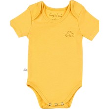 Tiny Lamb Rovigo 3 Parça Unisex Bebek Kısa Kollu Pamuk Bodysuit Takımı Yenidoğan ve Çocuk Hediye Seti