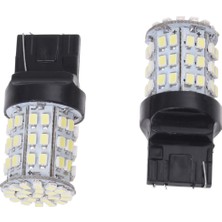 Sunshinee 2x T20 7443 3020 W21/5W Araba Beyaz 64 Smd LED Stop Kuyruk Fren Dönüş Ampulü 12V (Yurt Dışından)