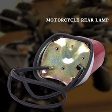 Sunshinee Motosiklet Kuyruk Fren Lambası Abs Kırmızı Motosiklet Arka Gösterge Stop Lambası Yamaha Virago XV250 XV400 (Yurt Dışından)