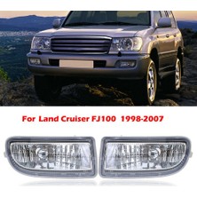 Sunshinee Sis Farları Lambası Toyota Land Cruiser 100 Için LC100 FJ100 1998-2007 Sis Farları Sürüş Lambası Lensi 8122160042 8121160122 (Yurt Dışından)