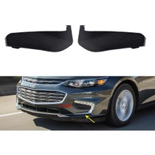 Sunshinee Çift Ön Tampon Sis Aydınlatma Koruması Trim Için Chevrolet Malibu 2016-2018 Sis Lambası Izgara Kapağı Araba Styling (Yurt Dışından)