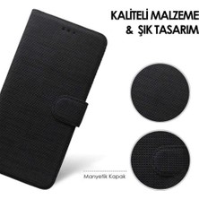 Ehr. Huawei Y7 2019 Cüzdanlı Standlı Kartlıklı Kumaş Kılıf