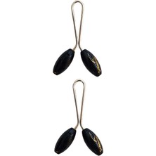 Royaleks 2 Adet Tesettür Eşarp ve Şal Klipsi Siyah