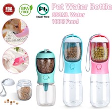 Hanyang Beyaz 350 ml 100G Taşınabilir Köpek Su Şişesi Depolama Gıda ve Küçük Köpek Evcil Hayvanlar Için Su Kabı Besleyici Kase Açık Seyahat Köpek Içme Kaseleri (Yurt Dışından)