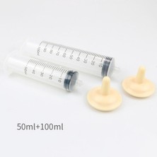 Hanyang L Set 2 Adet Yenidoğan Pet Besleme Aracı Yavru Köpek Hamster Tavşan Süt Şırınga Köpek Kedi Besleyici Oral Şırınga Süt Hayvan Besleyici (Yurt Dışından)