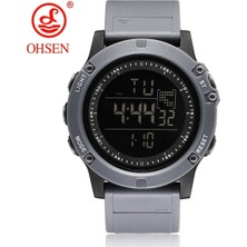 Hanyang Gri Siyah Moda Dijital Erkek Izle Relogio Masculino Mavi Su Geçirmez Açık Spor Silikon Izle Ordu Elektronik Kol Saati Reloj Hombre (Yurt Dışından)