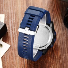 Hanyang Gri Siyah Moda Dijital Erkek Izle Relogio Masculino Mavi Su Geçirmez Açık Spor Silikon Izle Ordu Elektronik Kol Saati Reloj Hombre (Yurt Dışından)