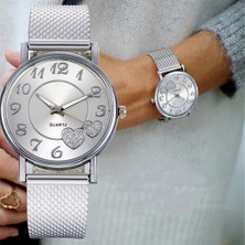 Hanyang C Moda Kadın Izle Örgü Kemer Izle Vahşi Bayan Yaratıcı Moda Hediye Kol Saati Bilezik Saatler Kadın Saatler Reloj Mujer (Yurt Dışından)