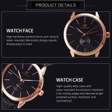 Hanyang Bo Gül Beyaz Saatler Erkek 2021 Otomatik Iş Klasik Saat Erkekler Lüks Marka Deri Kayış Mekanik Saat Yeni Sevgilisi Hediye Montre Homme (Yurt Dışından)