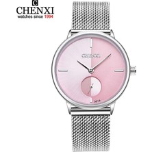 Hanyang Pembe Kutuda Arama Chenxı Kadın Izle Paslanmaz Çelik Quartz Saat Bayan Rahat Kol Saati Bilezik Saatler Kadın Kadın Saat Hediye Bilezik Reloje (Yurt Dışından)