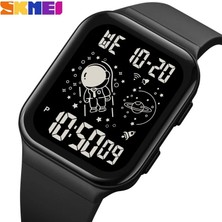 Hanyang Renk 4 Skmeı Yeni Yaratıcı Astronot Arama Takvimi Kronometre Arka Işık Ekran Kol Saatleri Erkek 5bar Su Geçirmez Izle Reloj Hombre (Yurt Dışından)