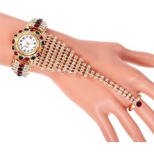Hanyang Yeşil Top5 Marka Lüks Saat Taklidi Bilezik Izle Kadın Saatler Bayanlar Kol Saati Relogio Feminino Reloj Mujer Montre Femme (Yurt Dışından)