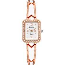 Hanyang Stil 1 Reloj Mujer Kadınlar Lüks Taklidi Bilezik Izle Bayanlar Moda Rahat Dikdörtgen Kuvars Kol Saati Relogio Feminino Montre Sıcak (Yurt Dışından)
