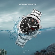 Hanyang Bbw-Box Erkek Saatler Lüks Moda Spor Izle Navıforce Marka Erkekler Kuvars Analog Dijital Saat Erkek Su Geçirmez Paslanmaz Çelik Saatler (Yurt Dışından)