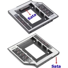 Ulu Bilgisayar 12.7mm HDD Caddy Kızak Laptop DVD To SSD Kutu