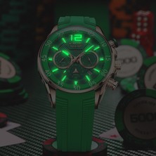 Hanyang Gümüş Mavi Lıge Moda Chronograph Spor Saatler Erkekler Için Üst Marka Lüks Su Geçirmez Iş Kol Saati Kuvars Saat Tarihi Montre Homme (Yurt Dışından)