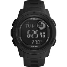 Hanyang Sıyah Avtrek Pusula Izle Pedometre Izle Altimetre Barometre Askeri Ordu Su Geçirmez Açık Havada Spor Dijital Hayatta Kalma Taktik Izle (Yurt Dışından)