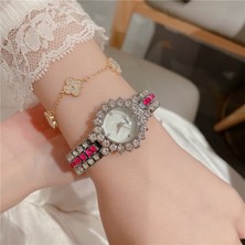 Hanyang Stil 5 Cacaxi Lüks Taklidi Bilezik Izle Kadın Saatler Bayanlar Kol Saati Relogio Feminino Reloj Mujer Montre Femme Saat A311 (Yurt Dışından)