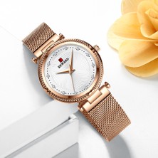 Hanyang 1 Kutu ile Üst Marka Lüks Gül Altın Izle Kadın Bilezik Saatler Bayanlar Casual Kuvars Kristal Çelik Hasır Kol Saati Montre Femme Relogio (Yurt Dışından)