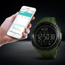 Hanyang Yeşil Skmeı 1326 Erkek Dijital Saat Desteği Ios Android Işletim Sistemi Uygulama Mesajı Çağrı Hatırlatmak Koşucu Pedometre Spor Izle Siyah (Yurt Dışından)