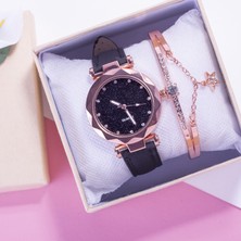 Hanyang Pembe Set 2020 Kişilik Kız Öğrenci Izle Kadın Yıldız Quartz Saat Moda Rahat Kadın Saati Bayanlar Bilezik Izle Hediye Izle (Yurt Dışından)