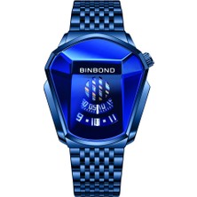 Hanyang Stil 5 Binbond En Moda Erkek Saat, Büyük Saat Stili, Motosiklet Konsepti, Iş Tarzı, Su Geçirmez Saat, Siyah Teknoloji Saat (Yurt Dışından)