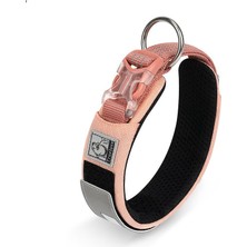 True Love Cordura Kumaşlı  Mesh Pembe Boyun Tasması