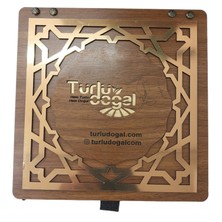 Türlü Doğal Ahşap Çekmeceli Kutu Gold 2 1700 gr