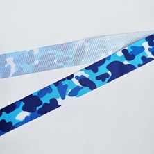 Hobiceyiz Grogren 2.5 cm 20 Metre Kurdele Kamuflaj Mavi Renk ( Ulutaş )
