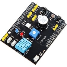 Arduino Çok İşlevli Sensör Shield 9 Özellik 1 Arada DHT11 LM35 (Arduino ile Uyumu)