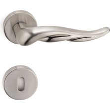 Vala Rozetli Kapı Kolu Saten Renk Oda