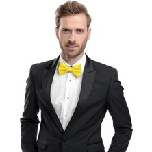 Trenderrs Erkek Düz Renk Saten Papyon