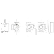 Honeywell Resideo Centra Rotary Tipi Vana Motoru Yüzer Kontrol - VMM20