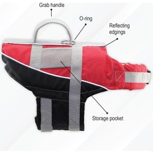 Lalizas Comfy Köpek Can Yeleği , 10-20KG, M,kırmızı
