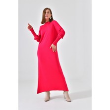 Ftz Women Kadın Düz Basic Tunik Fuşya 20677