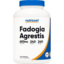Nutricost Fadogia Agrestis 600 mg 240 Kapsül 10:1 Extract