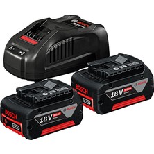 Bosch New 2X18V 5.0 Ah Akü + Şarj Cihazı Yeni