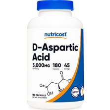 Nutricost D-Aspartic Acid Daa 3000 mg 180 Kapsül