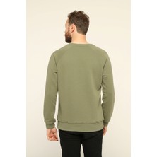 Owut Collection Bisiklet Yaka Düz Sweatshirt