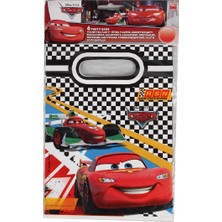Kına Atölyesi Disney Cars Hediyelik Plastik Çanta 25x16cm 6 Adet