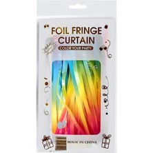 Tinky Winky Kapı Perdesi Kapı Banner Fon Süsü Metalize Parti Süs